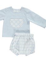 Deolinda baby boys 2 piece set DB21528 blue