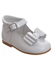 Andanines girls patent leather shoe 191830-19 White