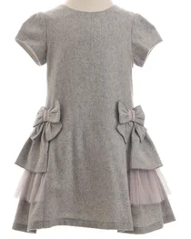 Balloon Chic girls dress 92BCE246-19 Grey