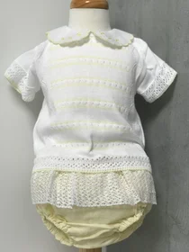 Pretty Originals Girls Top & Jam Pants JPE2188-18 WH/LM