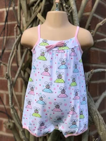 Sulfy baby girls summer all in one 3321-19 Pink