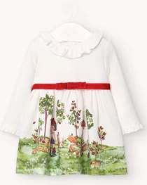 Mayoral girls dress 2968-20 Red