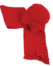 Sarah Louise girls hat & scarf 008150 red