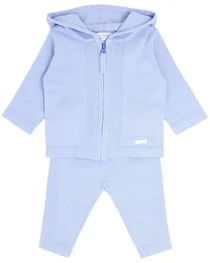 Bluesbaby boys rib panel jog set BB0278-022 blue