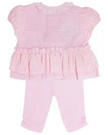 Pastels & Co girls top & leggings SS22-017E Grizel pink