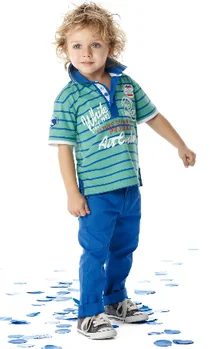 U2 BS Green/Blue stripe t shirt and blue trouser 1940/9940