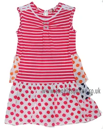 Deux Par Deux Girls Dress E95 Pink