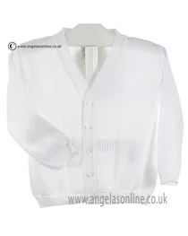 Pretty Originals Baby Boys Cardigan JPB6090 White