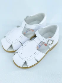 Andanines boys leather sandal 161824 White