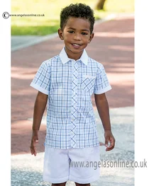 Sarah Louise boys shirt & short set 010710-010711