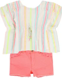 Billieblush girls blouse & short U15517-14236-18 Vanilla