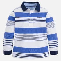 Mayoral boys long sleeve polo 3178-18 Royal Blue
