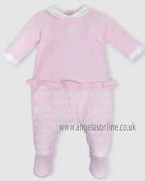 Tutto Piccolo baby girls all in one sleepsuit 5185-18 Pink