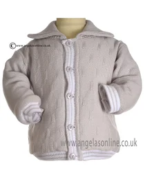 Pretty Originals Boys Jacket JPG2152E-18 GR/WH