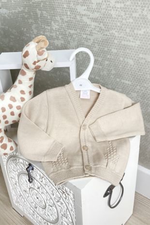 Little Star boys cotton cardigan 1938-124 beige