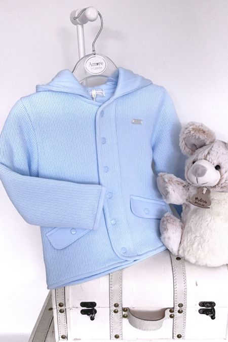 Amore boys padded coat 0030A-25 blue