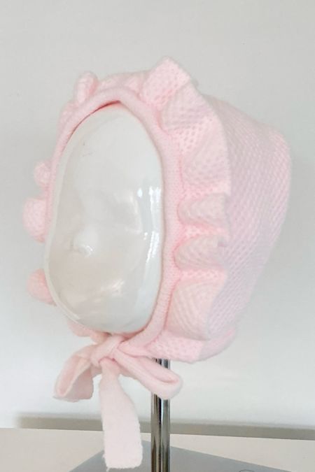 Mebi Girls Knitted Bonnet 0131366 Pink