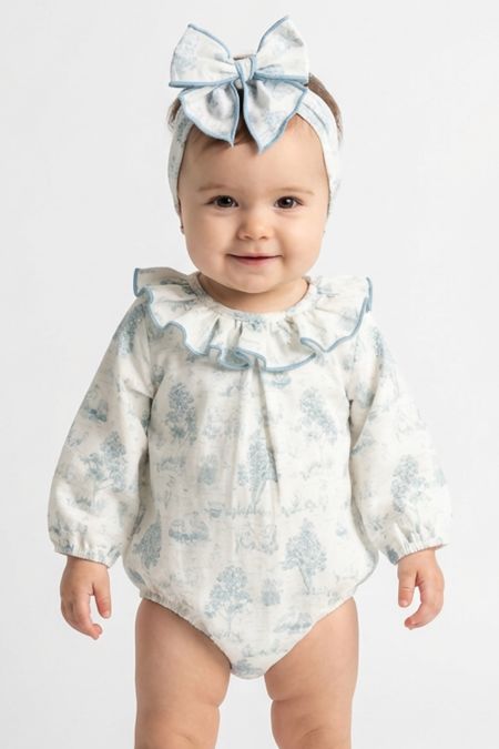 Calamaro print romper 32518-2526 blue