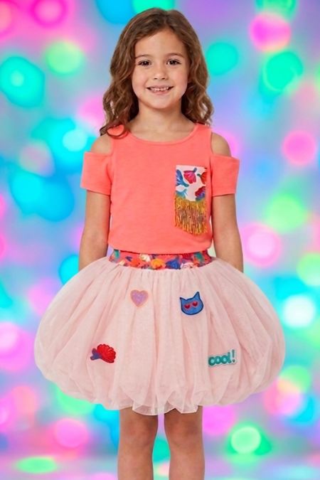 Billieblush girls top & skirt U-15599-13210-19 Pink