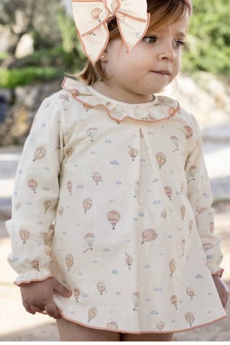 Calamaro hot air balloon dress 22093-2526 peach