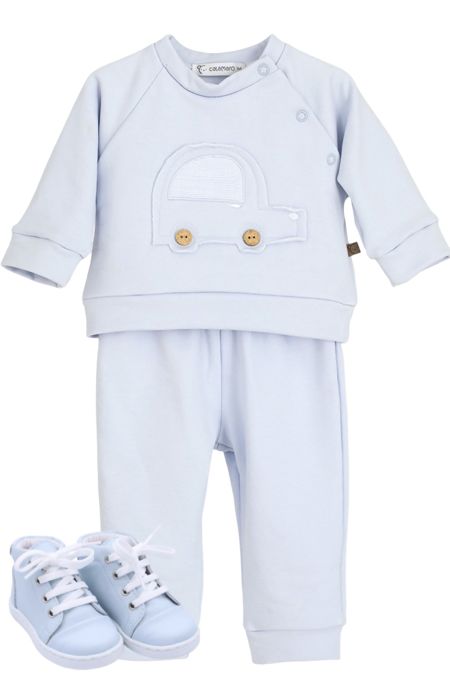 Calamaro boys car tracksuit 11175-2526 blue