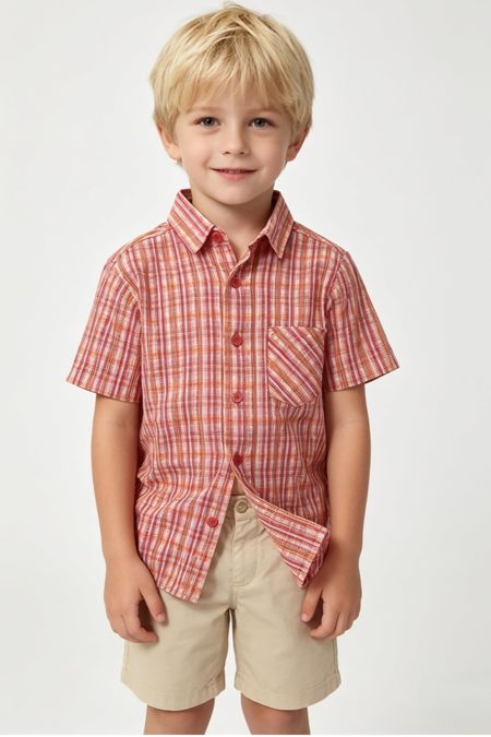 Mayoral boys cotton shirt 1172-11 pink