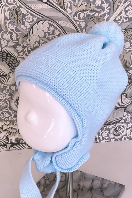 Granlei Boys Knitted Helmet 1056 Pale Blue