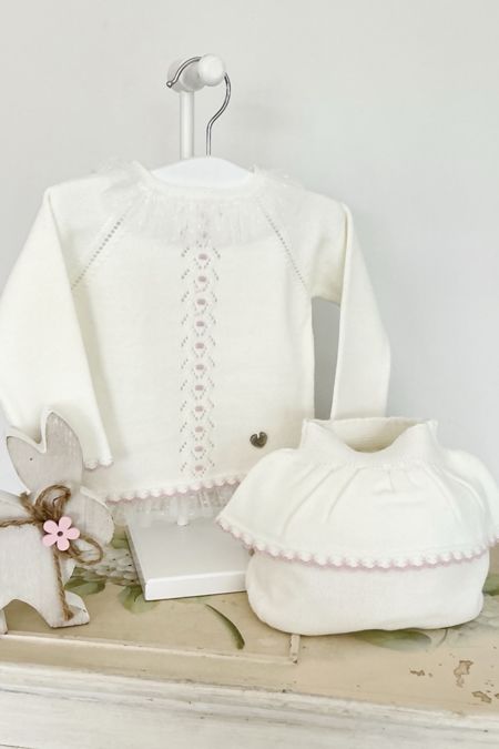 Granlei baby girls jumper and bloomer 225-222 Z77 PK-IV