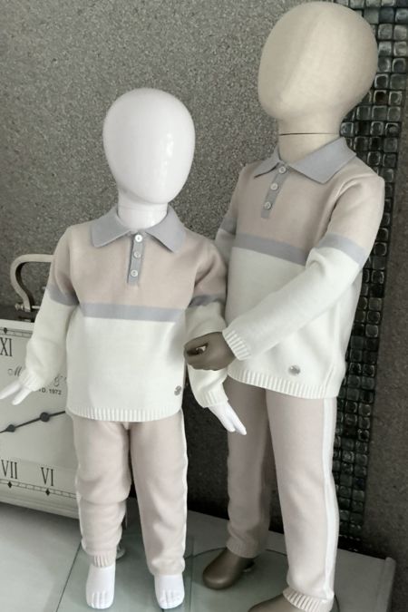 Granlei boys narrow middlle stripe set 225-317s BG-GR