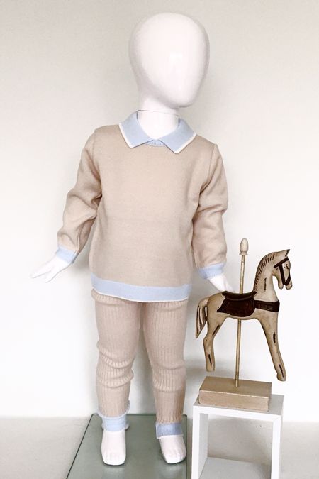 Granlei boys ribbed legging set 225-631F BG