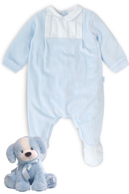Tutto Piccolo boys babygrow 2403-25 blue