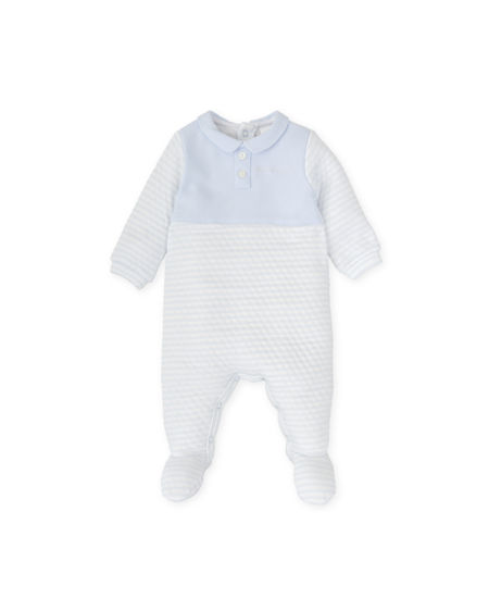 Tutto Piccolo boys padded babygrow 2407-25 blue