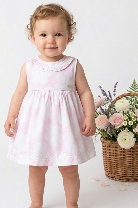 Brecrest Girls Dress NN0010 Pink