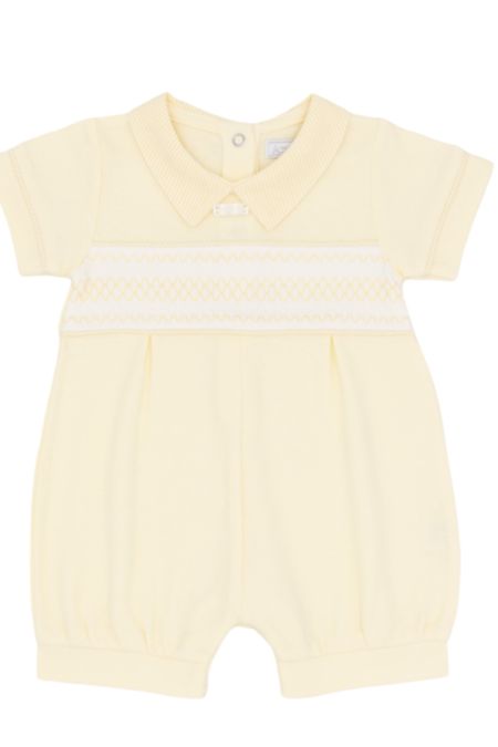 Amore boys smock romper AM0078L lemon