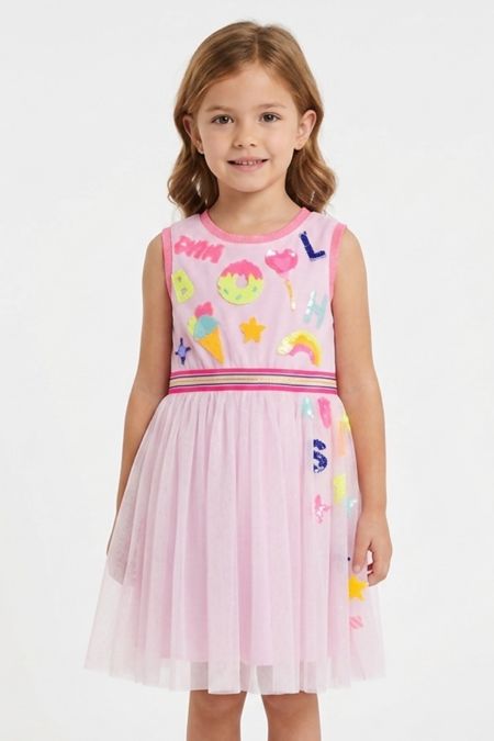 Billieblush girls summer party dress U12731-022 pink