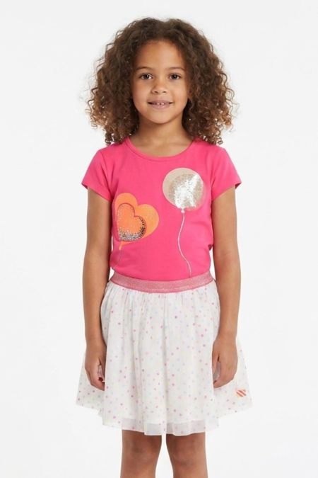 Billieblush girls T-shirt and skirt U15723-13251-20 Pink