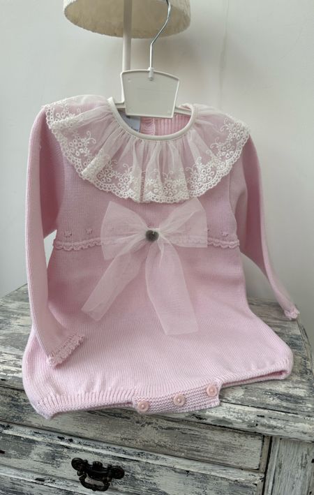 Granlei girls tulle bow romper 225-642 Z7