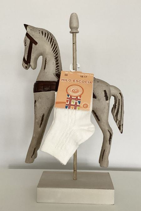 Carlomagno boys ankle sock 42/12 Ivory