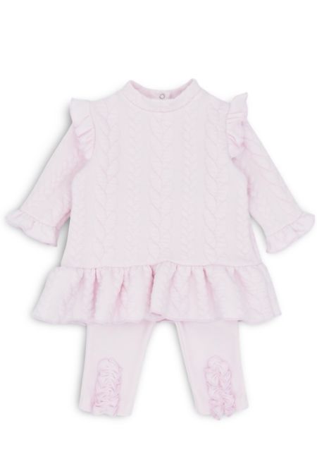 Blues Baby girls legging set BB2189-25 pink