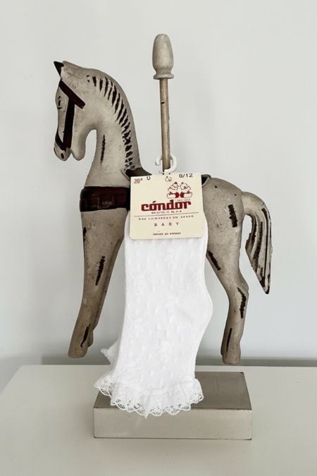 Condor girls lace ankle sock 4502-4-200 White