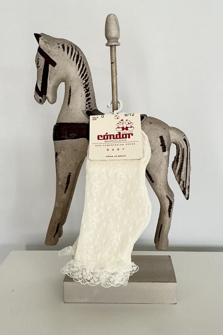 Condor girls lace ankle sock 4502-4-303 Cream