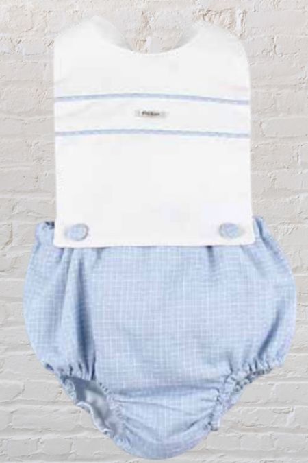 Foque boys square front romper 2615802 BLUE