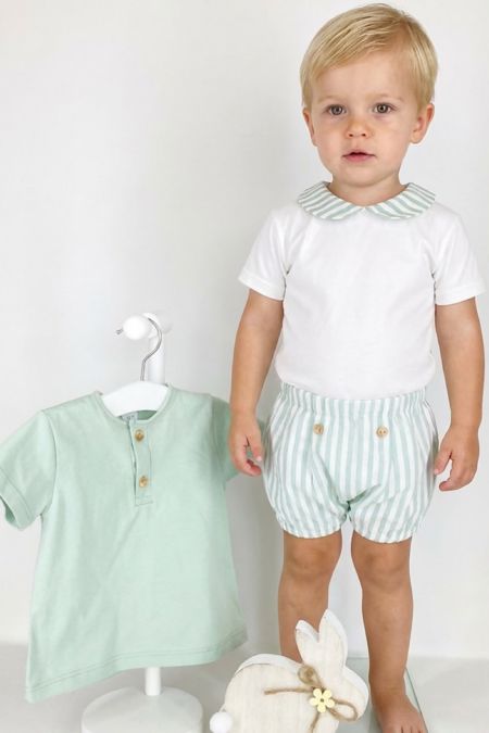 Rapife baby boy body-shorts and T shirt 5278-5279-5265-41 GREEN