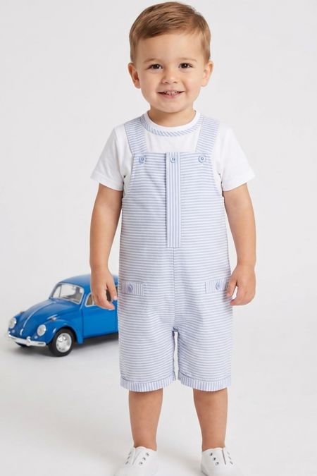 Mintini baby boys T shirt  & dungaree MB1746-18 Blue
