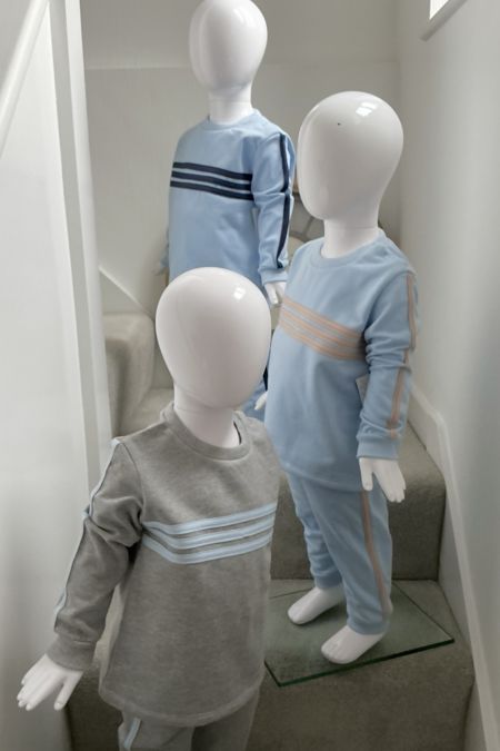 Little Star boys stripe jogsuit SG236 BL/BG