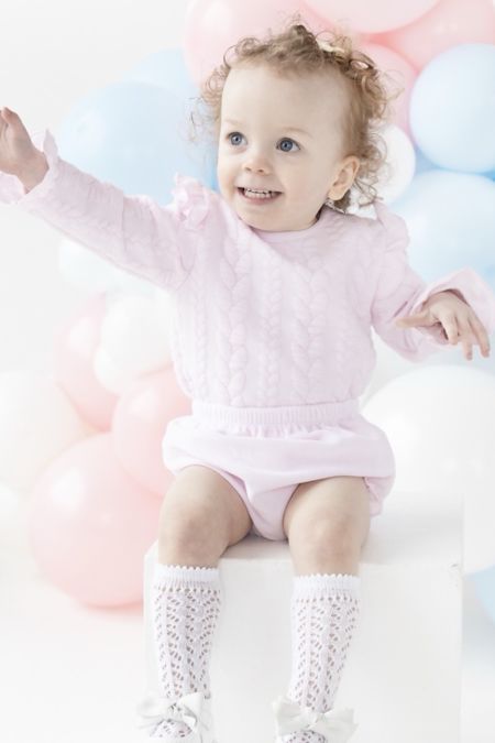 Blues Baby girls bloomer set BB2187-25 Pink