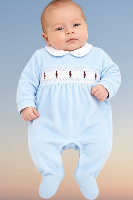 Kleo Kids baby boy solider babygrow BLUE