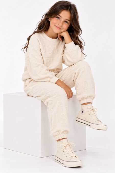 Mayoral girls jogsuit 7828-15-022 CREAM