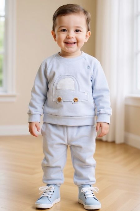 Calamaro boys car tracksuit 11175-2526 blue