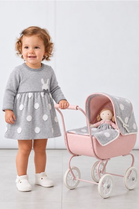 Mayoral baby girls dress 2805-91-022 GREY